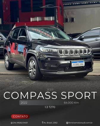 JEEP COMPASS 1.3 T270 TURBO FLEX SPORT AT6